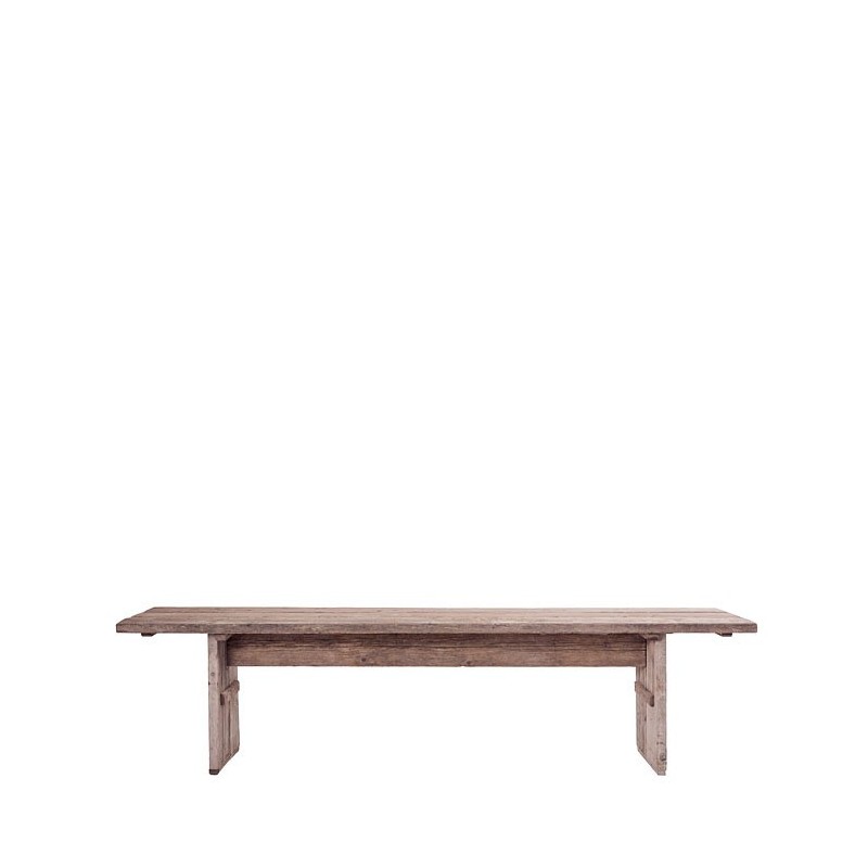Raw plank table 70 x 300 h74 cm