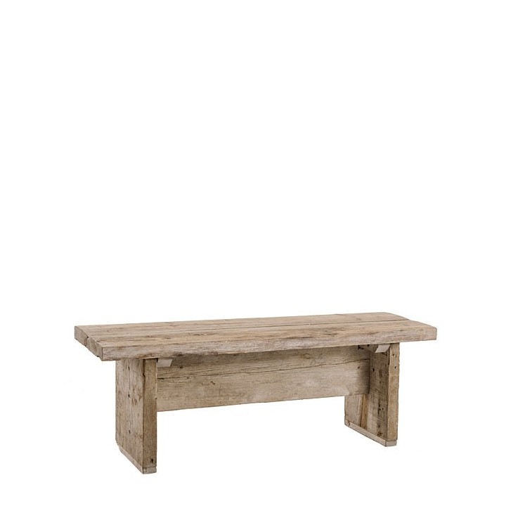 Raw plank bench 120 x 35 h43 cm