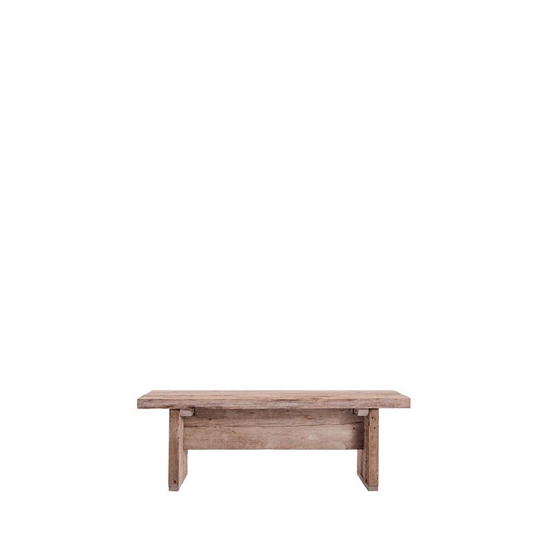 Banc en bois brut 150x40 cm