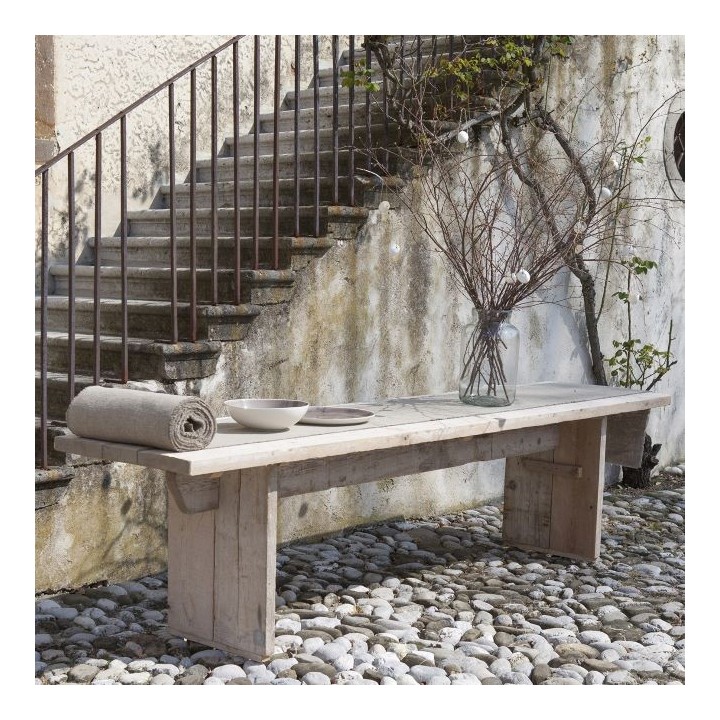 Table en bois brut 90 x 300 h74 cm