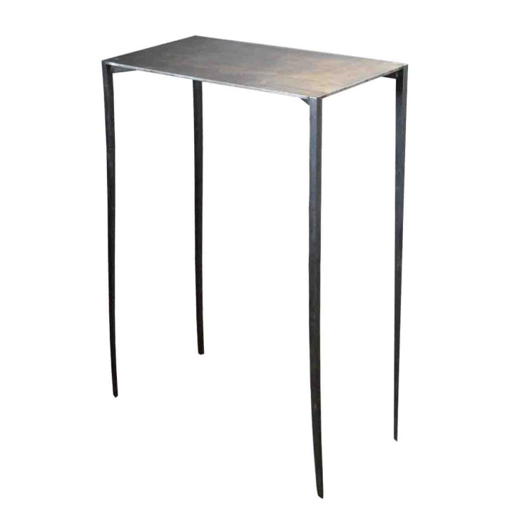 Tavolo ferro nero 30 x 60 h90 cm