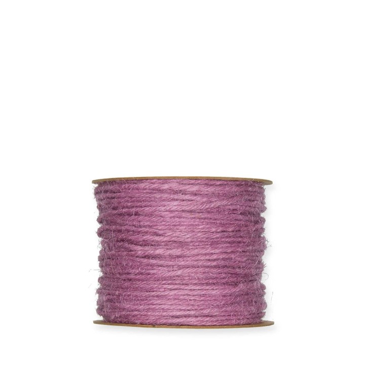 Pink jute cord 50m