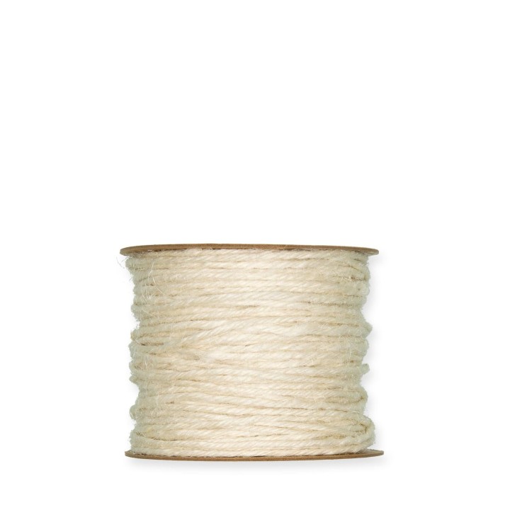 Ficelle en jute couleur creme 50 m