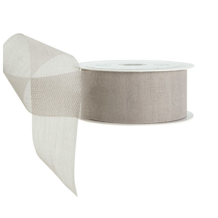 Gauzed linen ribbon