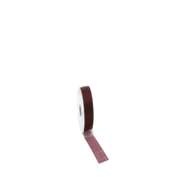 Nastro organza bordeaux 50m x 1.5 cm