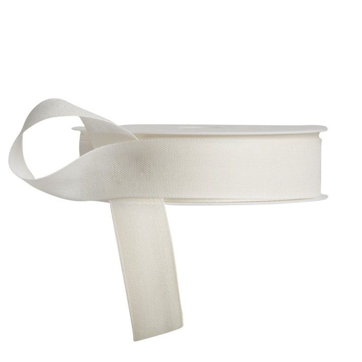 Nastro texture colore avorio 20m x 2.5 cm