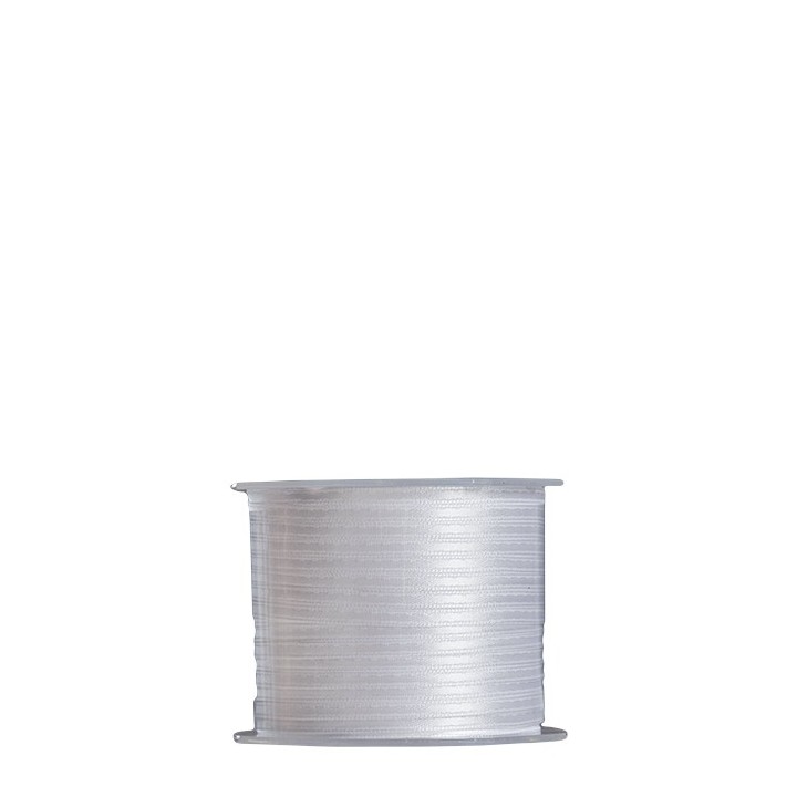 Satin white ribbon 0.3 x 10000 cm