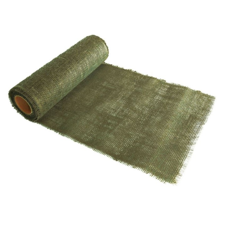 Rotolo juta rete verde bosco 30cm x 5 m