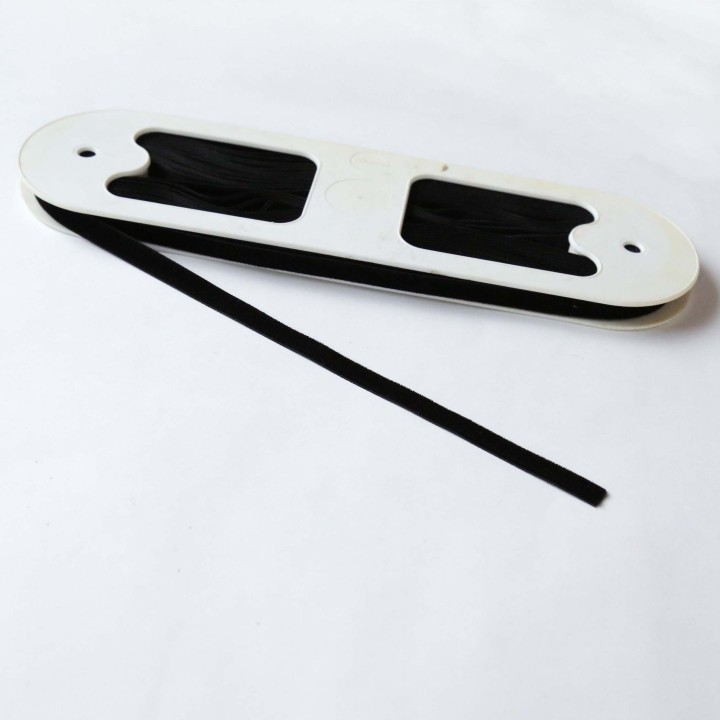 Black velvet ribbon 10m x 0.9 cm