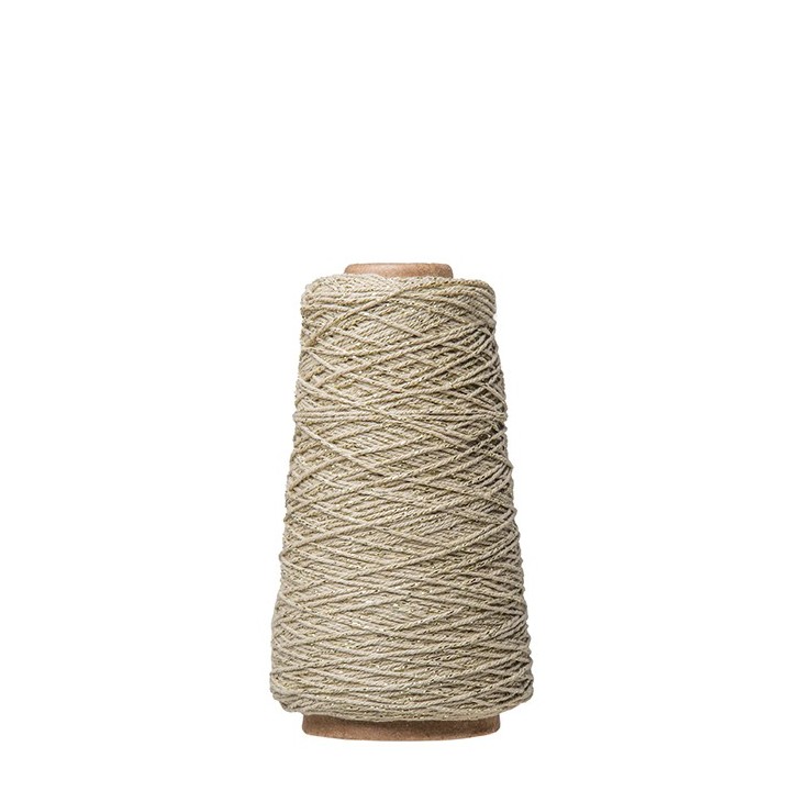 Echeveau de cordon beige lurex or 300m x 2mm