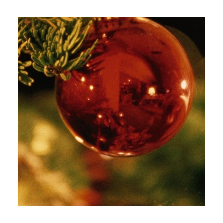 Red christmas ball sphere d7 cm