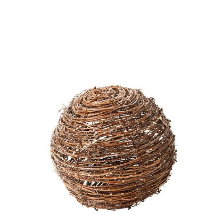 Ball made of sticks frozen effect d25 cm