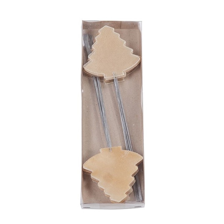 Pack contenant 24 épingles plates en résine sur pics métalliques