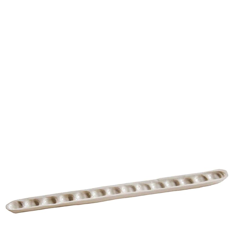 Porte olives grand en gres 40 x 3 cm