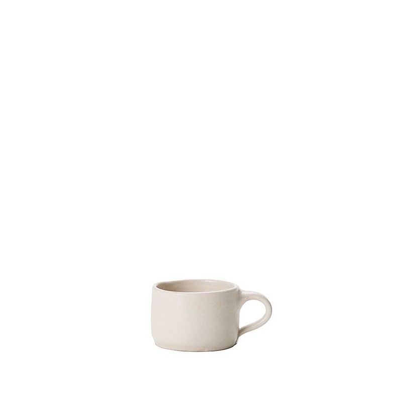 Mini tasse a cafe cylindrique en gres d7 h5 cm