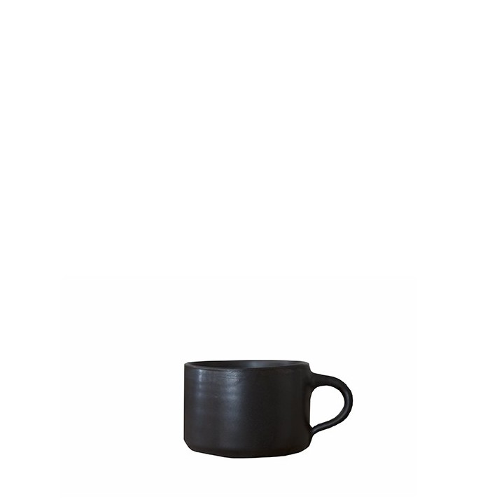 Black gres mini coffee cup d7 h5 cm