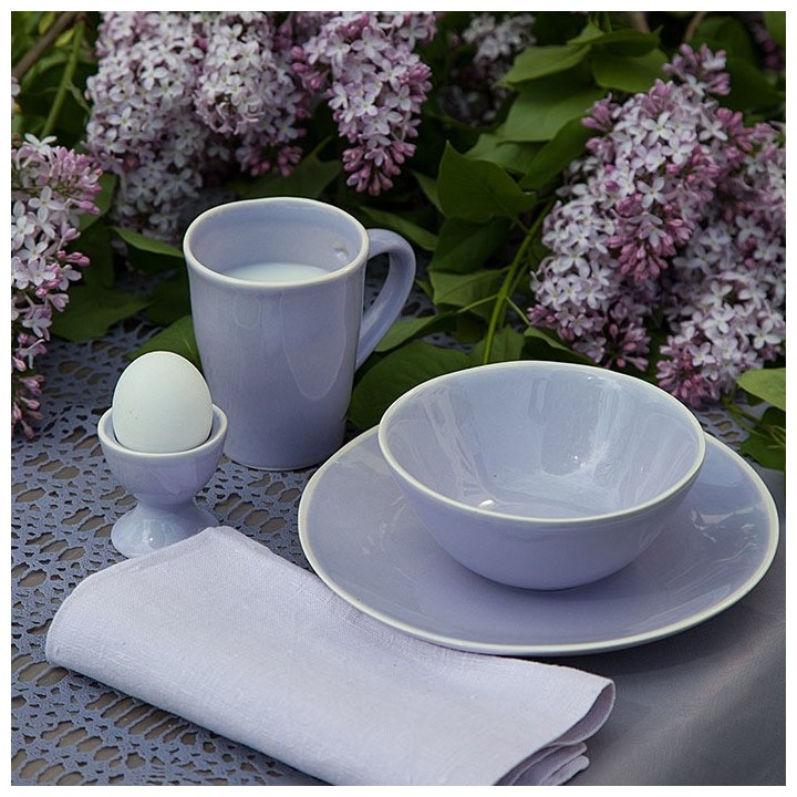 Terracotta lilac bowl d15 h6 cm