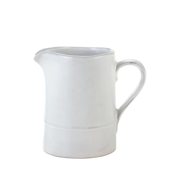 Brocca in terracotta con riga in rilievo d13 h21 cm