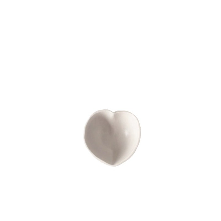 Heart shaped gres bowl d15 h6 cm