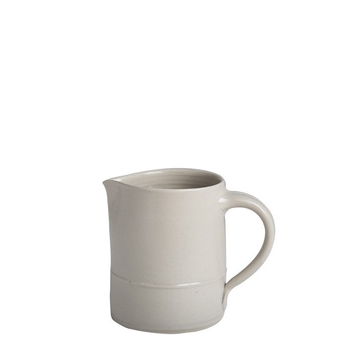 Carafe avec une ligne en bas en gres d11 h13 cm