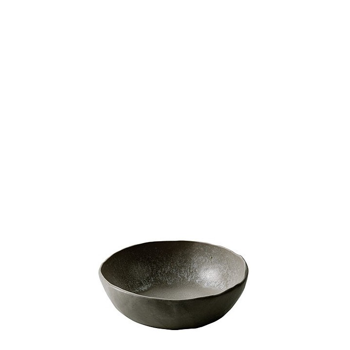 Black gres bowl d14 cm