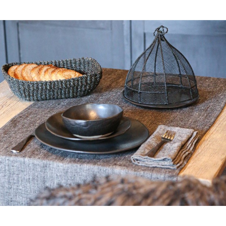 Bol noir en gres d14 cm