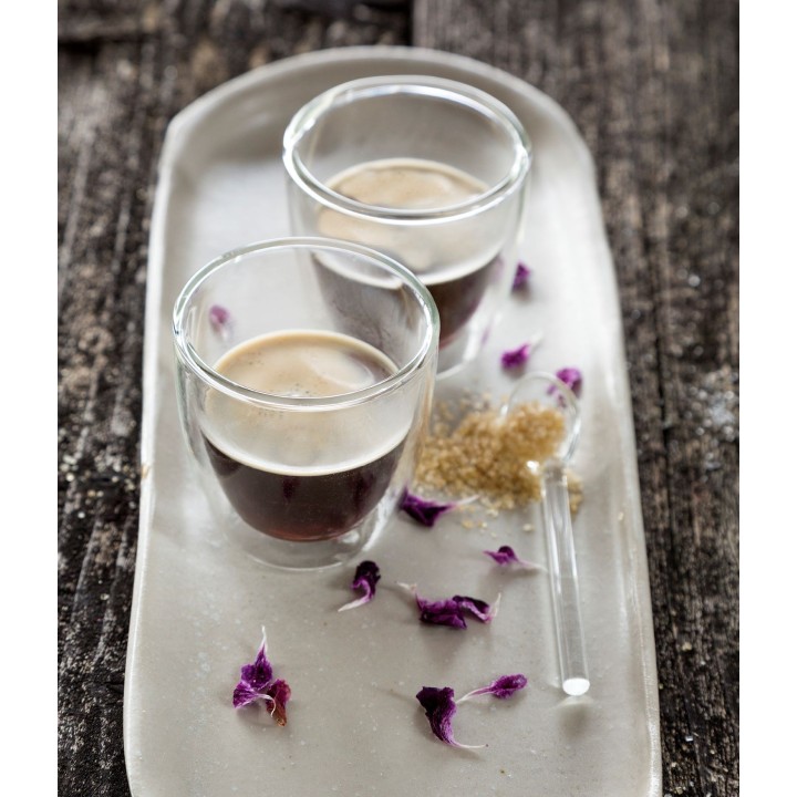 Plateau ovale en gres 12 x 31 cm