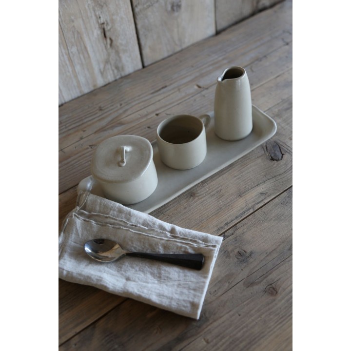 Capsula bricco latte in gres d5 h10 cm d5 h10 cm