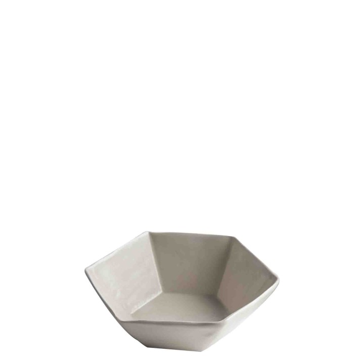 Hexagonal gres bowl d16 cm