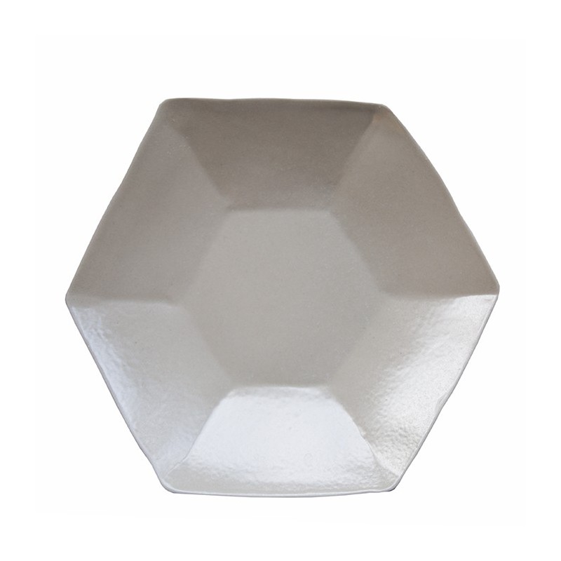 Hexagonal gres plate d39 cm