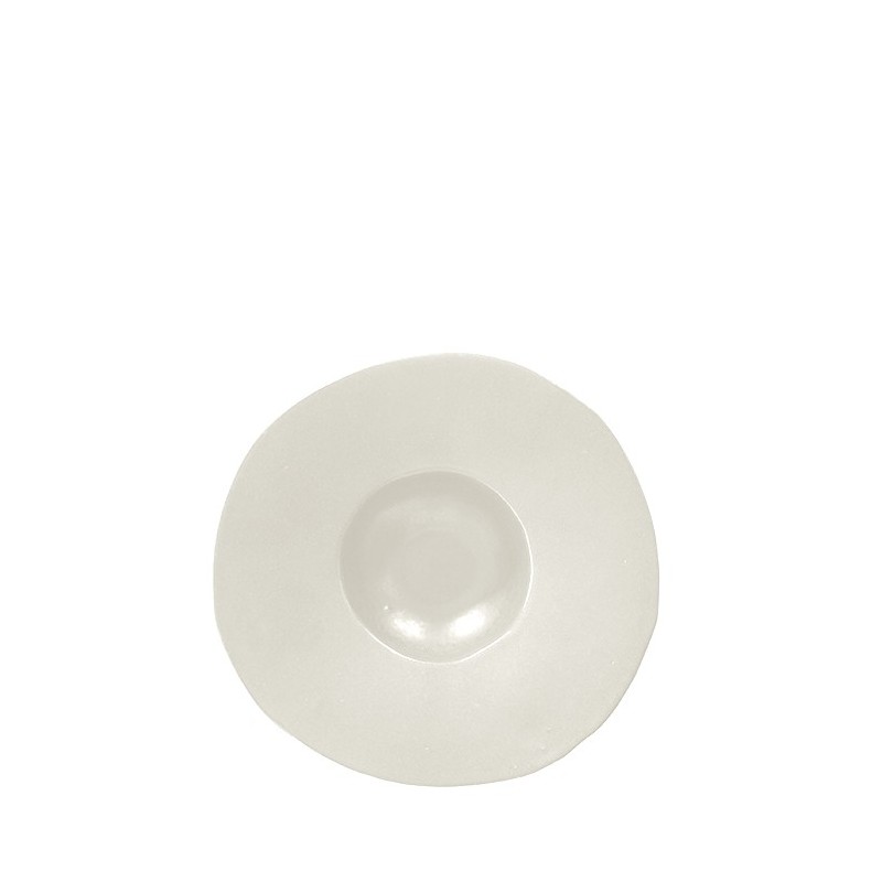 Assiette a soupe bord gros en gres d22.5 cm