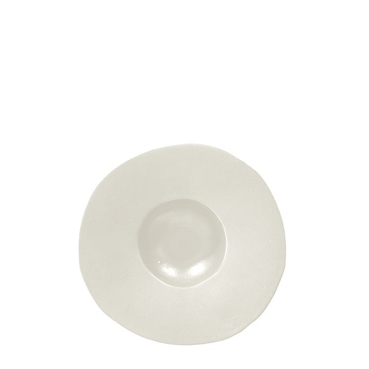 Assiette a soupe bord gros en gres d22.5 cm