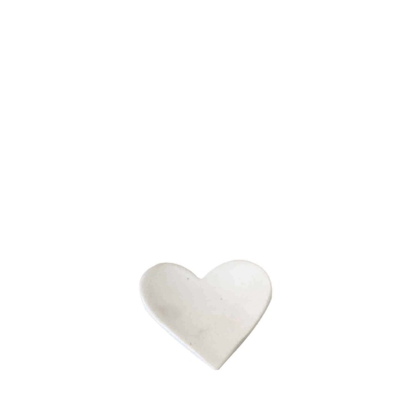 Petit coeur en gres h 6 cms