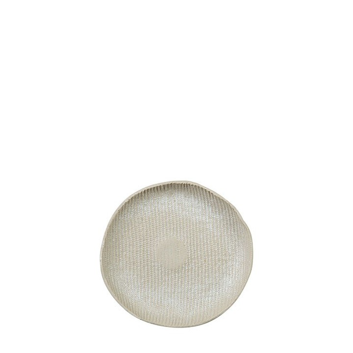 Petite assiette pour pain en gres texture d16 cm