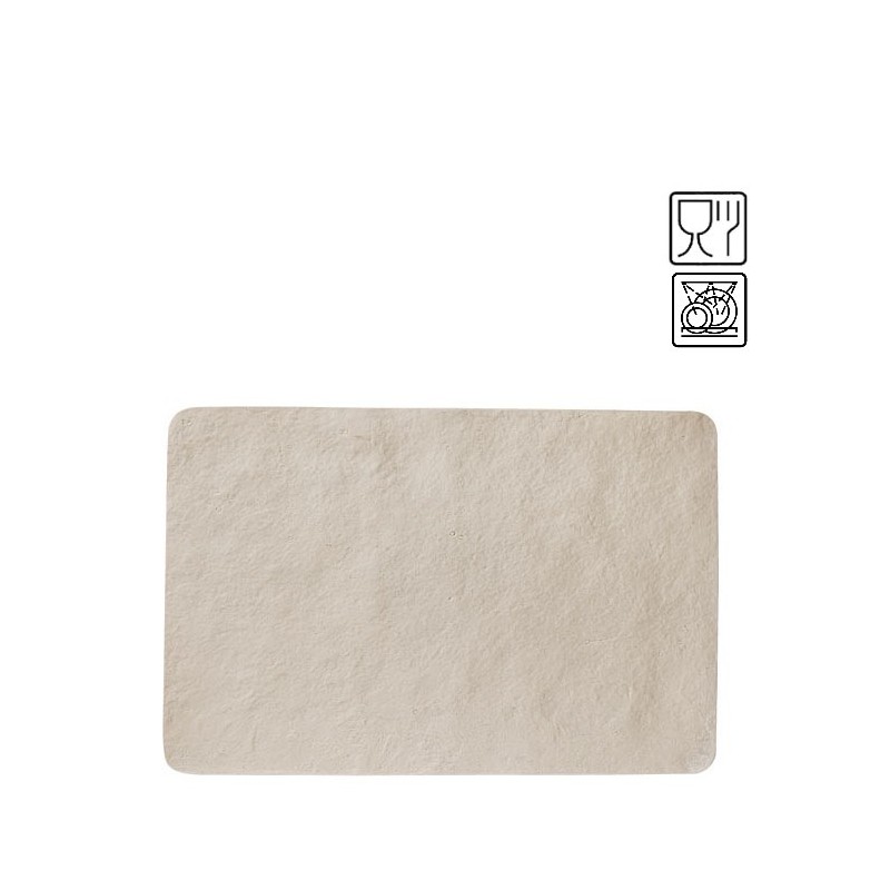 Placemat in artificial stone 34x51 cm