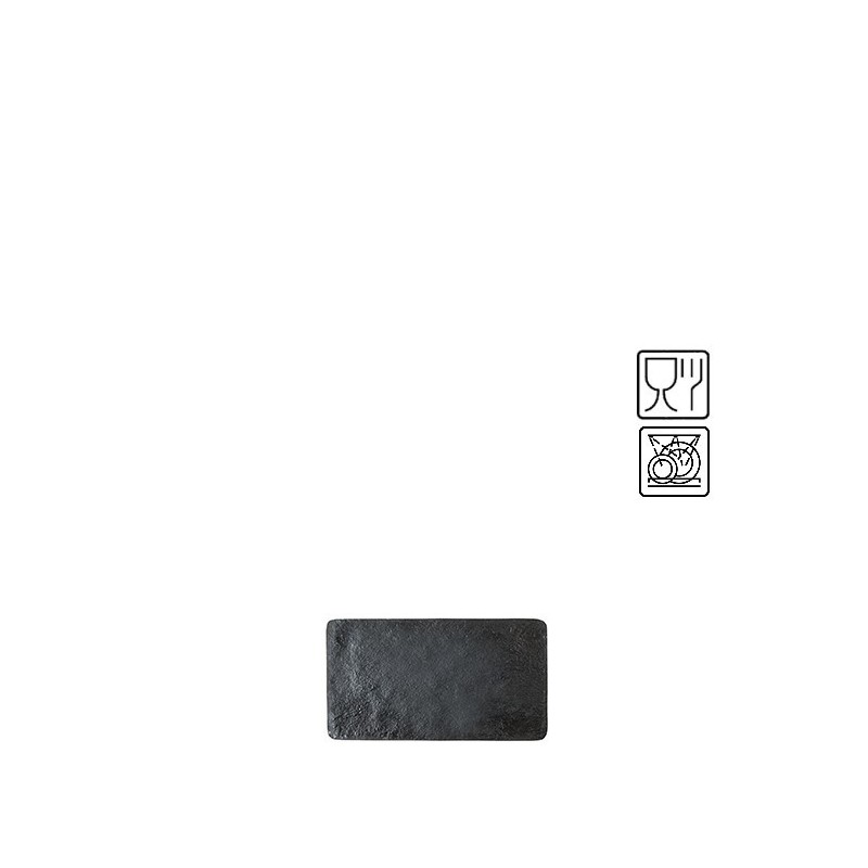 Petit plateau en pierre artificielle 24x12,5 cm