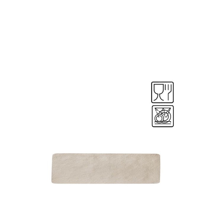 Petit plateau en pierre artificielle 48x12 cm