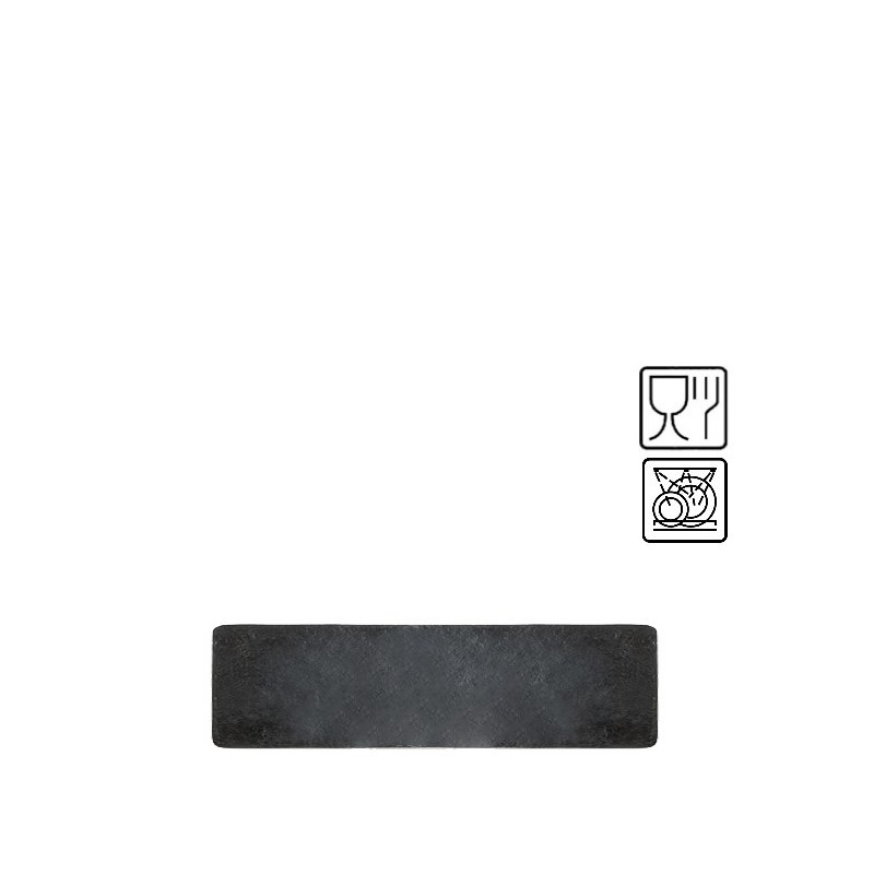 Petit plateau en pierre artificielle 48x12 cm