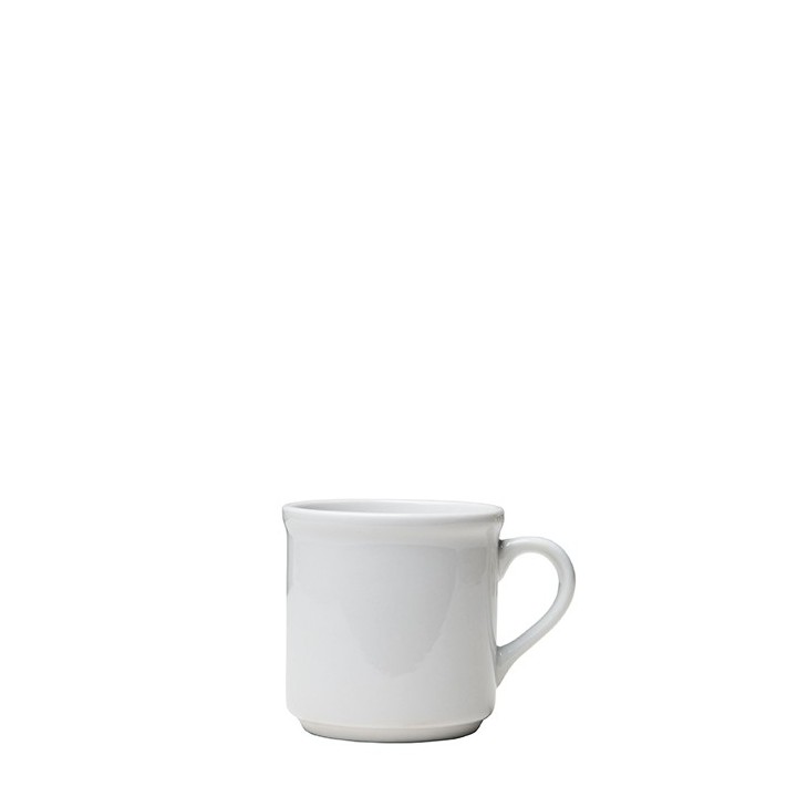 Mug cylindrique en ceramique creme d7 h7 cm