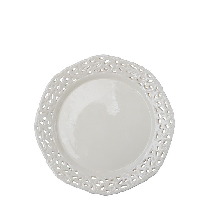 Aissette en céramique avec motif en dentelle