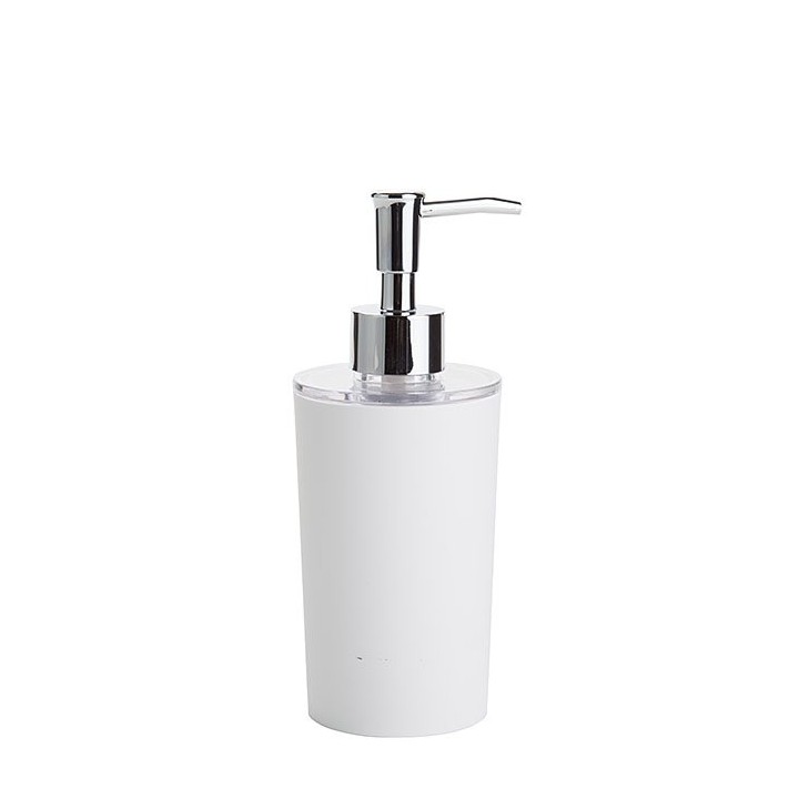 Ditributeur de savon blanc methacrylate d7 h18 cm