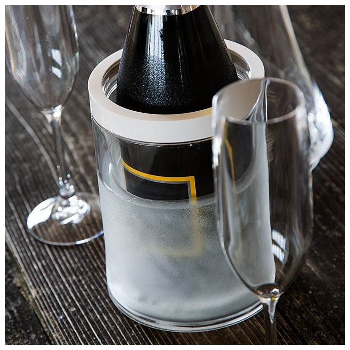 Portabottiglie refrigerante in metacrilato d12 h46 cm