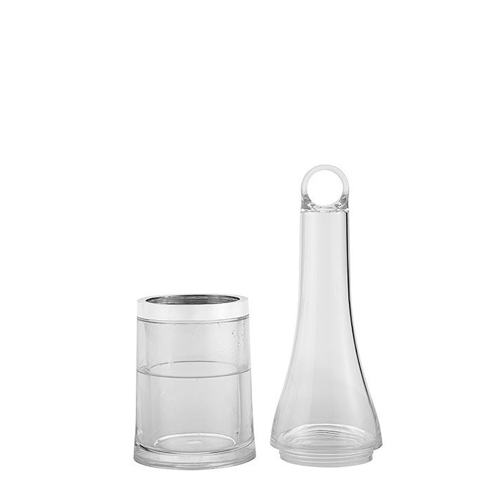 Porte-bouteilles rafraichissante en methacrylate d12 h46 cm