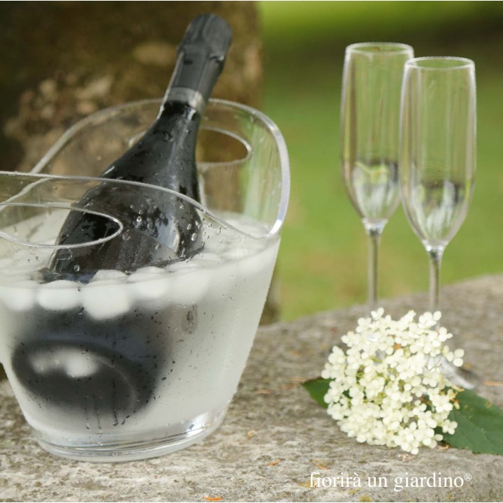 Seau a glace en methacrylate 27 x 20 h20 cm