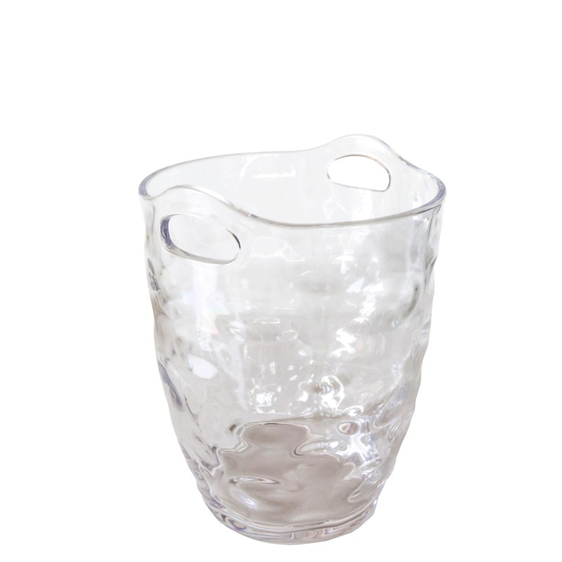 Porte-glace en methacrylate effet bulles d18 h23 cm