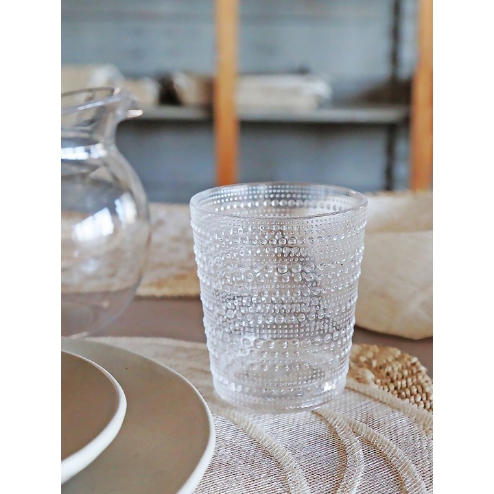 Verre en methacrylate effet petites bulles