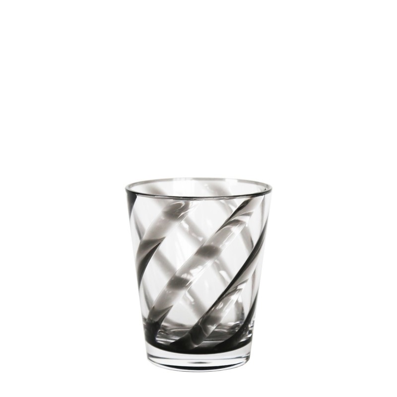 Verre en methacrylate avec spirale