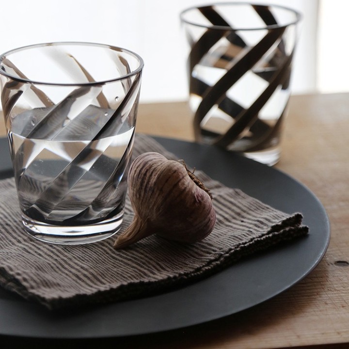 Methacrylate spiral glass