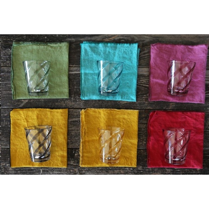 Bicchiere metacrilato spirale