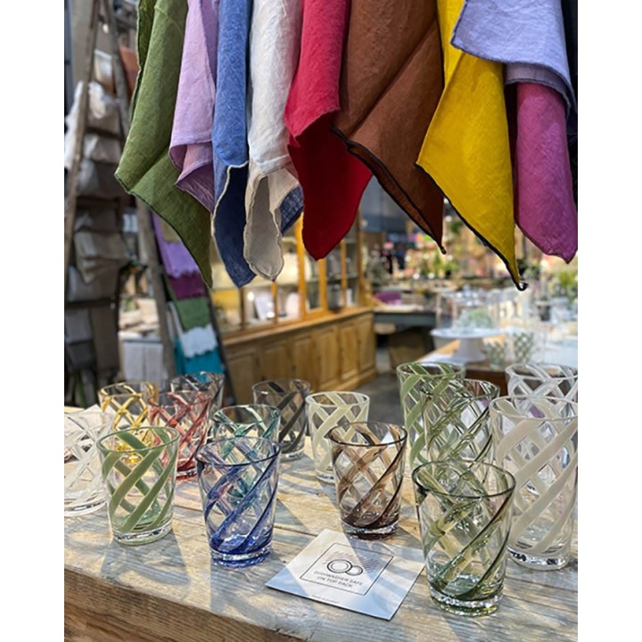 Methacrylate spiral glass